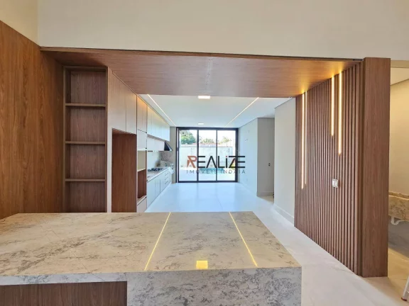 Imagem Casa alto patrão com 3 suítes à venda, 210 m² por R$ 2.250.000 - Condomínio Villa Sapezal - Indaiatuba/SP