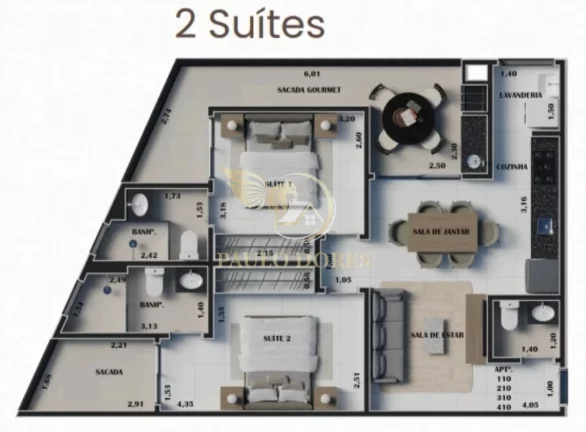 Imagem APARTAMENTO NA PRAIA GRANDE A 500 METROS DO MAR
