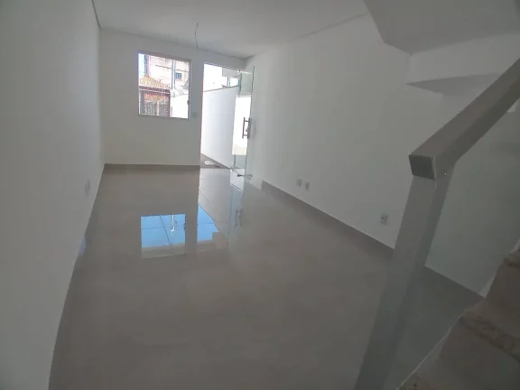 Imagem casa geminada, 2 suítes, lavabo, 1 vaga descoberta