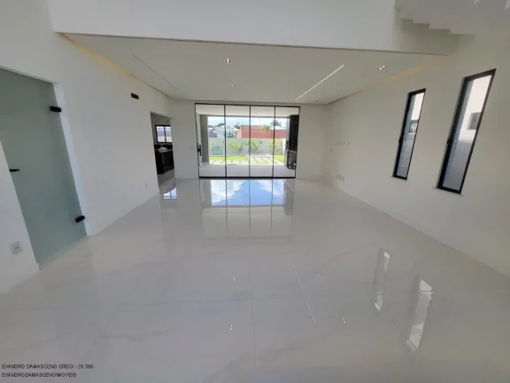 Imagem Casa de alto padrão em condomínio à venda em Camaçari-BA, 4 quartos, 4 suítes, 3 salas, 1 banheiro, 4 vagas, 267m².