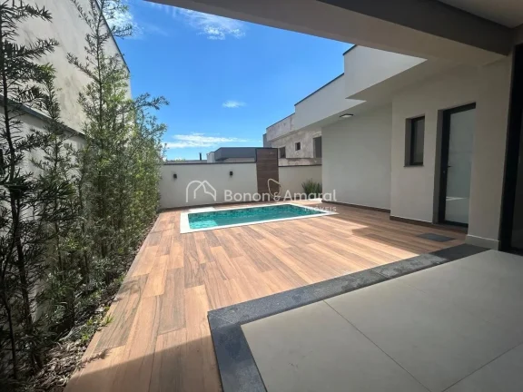 Imagem Casa recém-construída, localizada próximo ao Anel Magalhães Teixeira, na divisa com Campinas, co...
