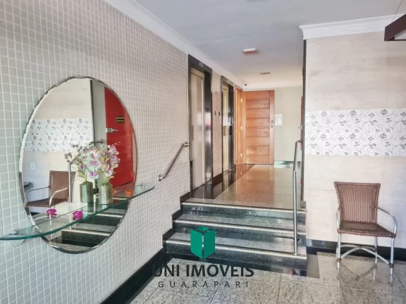 Imagem Excelente 2 quartos + dependência com elevador e garagem no Centro de Guarapari