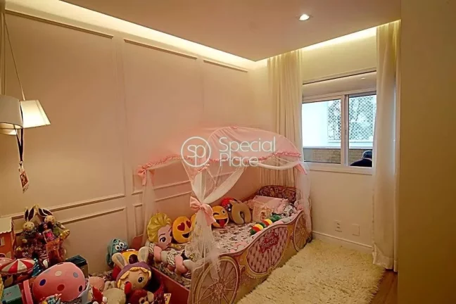 Imagem Excelente apartamento garden no Panamby - Área: 238m² - Living com pé direito duplo, varanda com ...