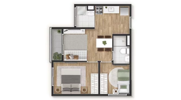 Imagem VIBRA PARQUE CIDADE UNIVERSITÁRIA: Apartamento à venda em São Paulo-SP, Vila Butantã, 2 quartos, 1 suíte, 37,00 m².