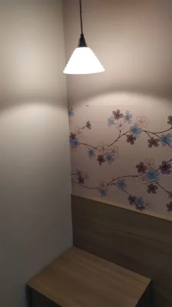 Imagem Apartamento com 2 quartos sendo um com armário embutido, cozinha americana planejada, sala com gess...