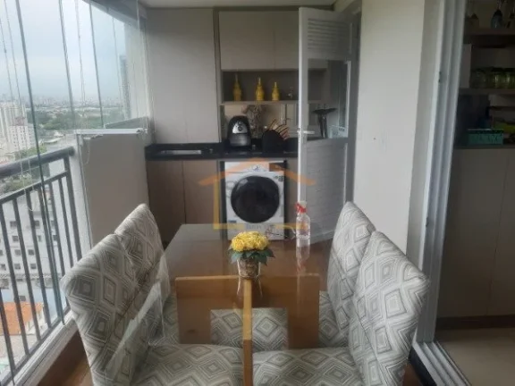 Imagem Apartamento em Santana com 42 m², 1 dormitório, 1 banheiro, varanda, Imóvel mobiliado com móveis...
