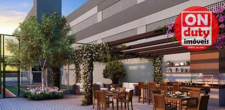 Imagem Apartamento com 2 quartos à venda, 42 m² por R$ 346.922 - Jabaquara - Santos/SP