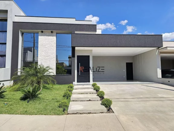 Imagem Casa térrea moderna com moveis planejados e 3 suítes à venda, 192 m² por R$ 1.680.000 - Condomínio Residencial Milano - Indaiatuba/SP