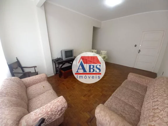 Imagem Apartamento com 2 dormitórios à venda, 90 m² por R$ 340.000 - Gonzaga - Santos/SP Vista para o mar