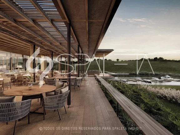 Imagem Terreno incrível com 5 mil m², vista livre 180° para a represa e uma Marina exclusiva à venda no residencial Brisas Avaré