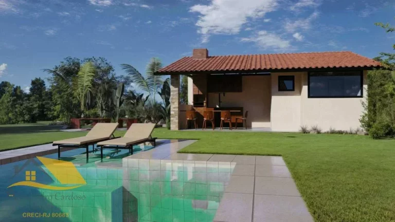 Imagem (LANÇAMENTO) Casa de Campo com 150 mts², Piscina, Sauna e Área Gourmet