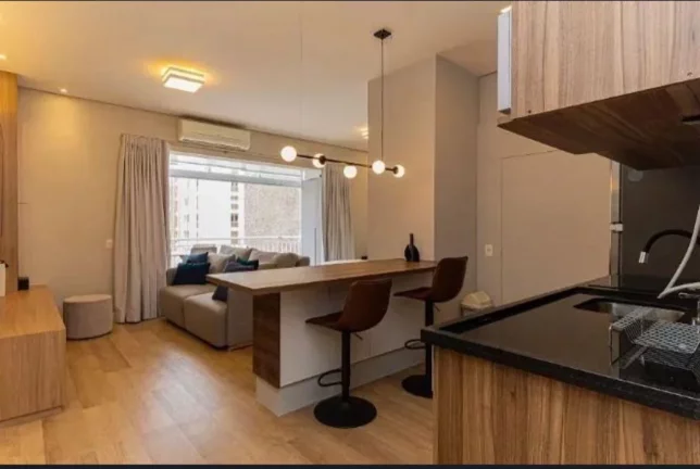 Imagem Apartamento com 1 dormitório, vaga e lazer no Itaim Bibi