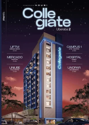 Studio à venda em Uberaba, Nossa Senhora da Abadia, com 1 quarto, 20m2