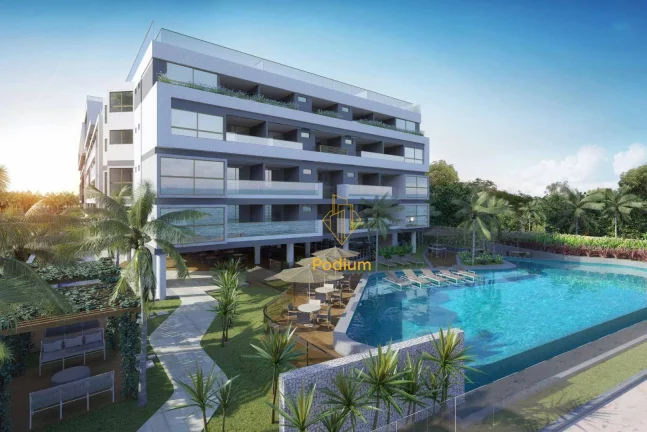 Imagem Cobertura em condomínio fechado estilo resort pé na areia com varanda e jacuzzi privativa - CO0031