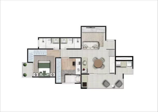 Imagem Vista Verde Residence Vila Alzira Santo André SP, apartamento à venda com 2 dormitórios em Vila Alzira Santo André SP