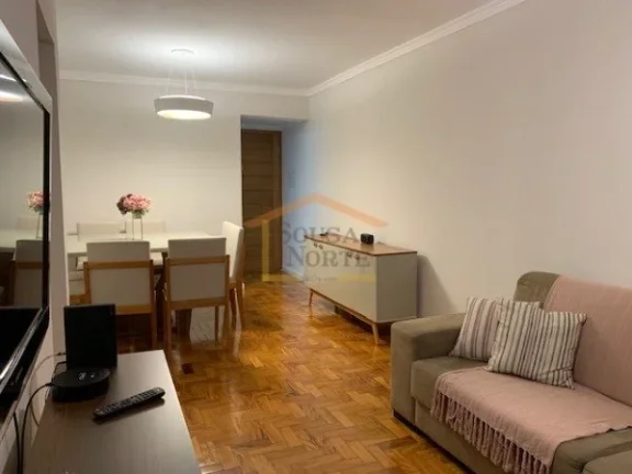 Imagem Apartamento com 70m², dispõe de 2 dormitórios, 2 banheiros, sendo um deles de serviço, sala para...