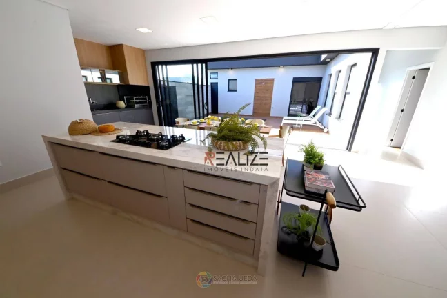 Imagem Casa moderna com 3 suítes e escritório à venda, por R$ 2.100.000 - Condomínio Próximo Parque Ecológico - Indaiatuba/SP