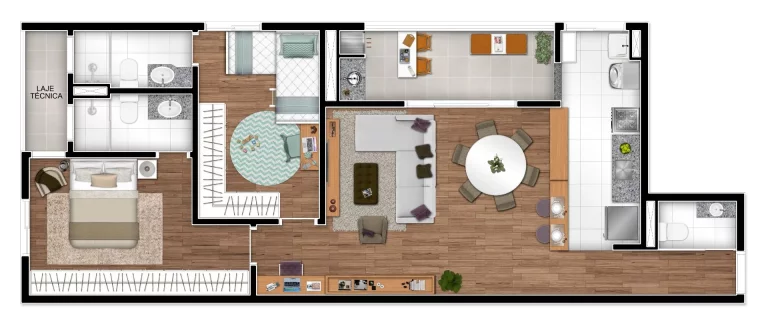 Imagem AP2010 - Belissimo apartameto em excelente localização, lazer completo e um projeto exclusivo , an...