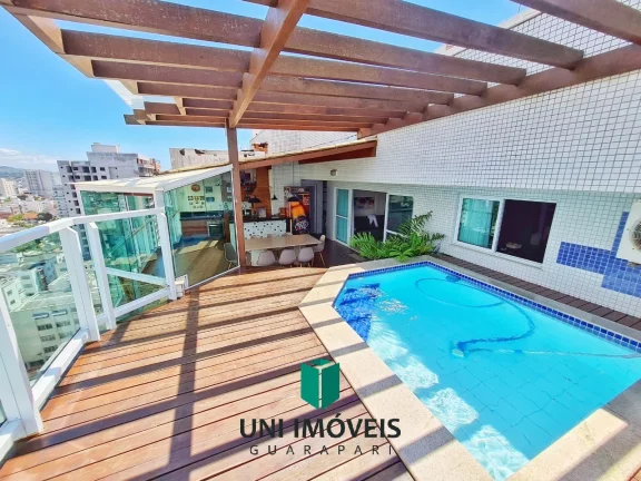 Imagem Linda cobertura linear com 3 suítes e lazer completo a venda na Praia do Morro - Guarapari