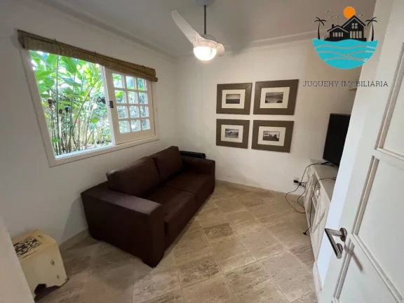 Imagem Casa em condomínio pé na areia c/ vista ao mar para venda e locação em Juquehy com 4 suítes, 10 pes. 201m² de área construída | Juquehy Imobiliária