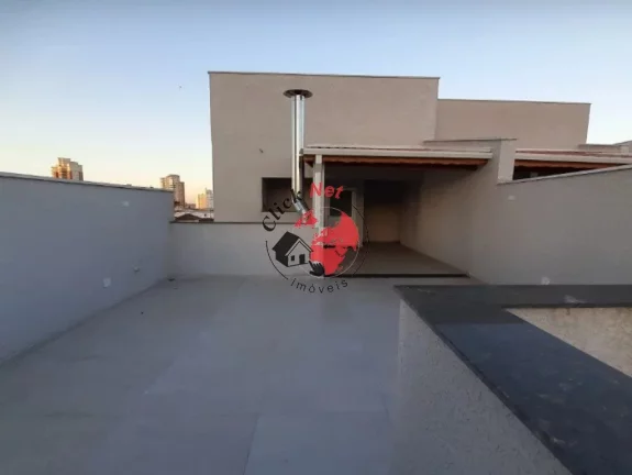 Imagem Cobertura em prédio sem condomínio com elevador à venda no bairro Vila Pires em Santo André