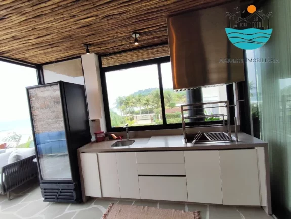 Imagem Pé na Areia com Vista ao mar - A Venda ou Locação de Temporada - Juquehy com 4 suítes, lado direito, máx. 12 pessoas | Juquehy Imobiliária