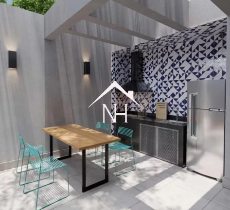 Imagem studio 25m², 1 dormitório, terraço, planta inteligente,Deliver,y Bicicletário, Salão De Festas, Espaço Gourmet com Churrasqueira, Pet Place, piscina