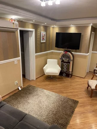 Imagem COBERTURA A VENDA NA MOOCA, COM 160 METROS, MOBILIADA. VISTA PANORÂMICA, PISO SUPERIOR COM AREA GOURMET, CHURRASQUEIRA E OFURÔ. 4 VAGAS DE GARAGEM.