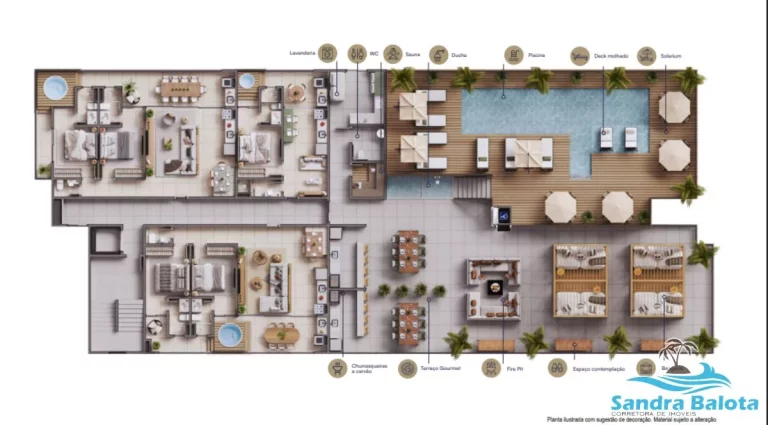 Imagem Apartamento com 1 dormitório suíte de 42,72m² /Tenório