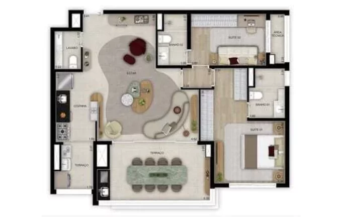 Imagem Apartamento com 3 Quartos à Venda, 97 m² em Santo Amaro - São Paulo
