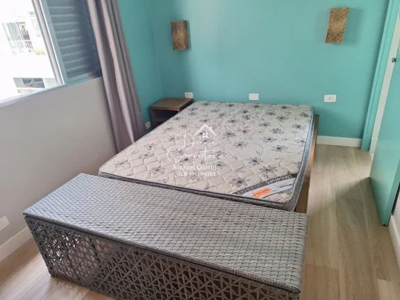 Imagem Apartamento à venda em Guarujá-SP: 2 quartos, 2 suítes, 2 salas, 2 banheiros, 1 vaga, 60 m² na Vila Alzira! Venha conferir!