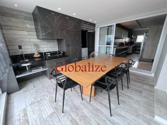 Imagem Apartamento à venda com 189m², 4 quartos, 2 suítes, 3 vagar e lazer completo por R$2.500.000,00 na Ponta da Praia em Santos