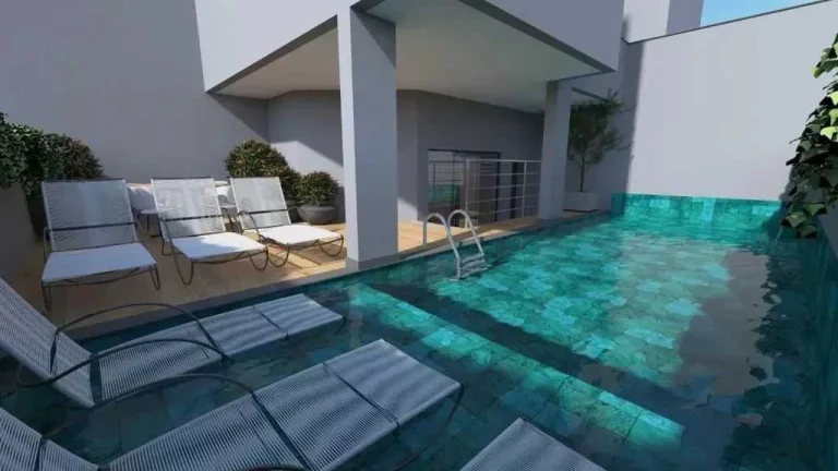 Imagem Apartamento em construção com 2 dormitórios sendo 1 suíte e 2 vagas de garagem em Balneário Camboriú