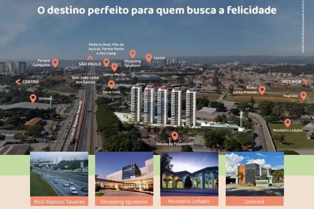Imagem Apartamento na Planta 2 Quartos 1 suíte Sorocaba - Parque Santa Isabel