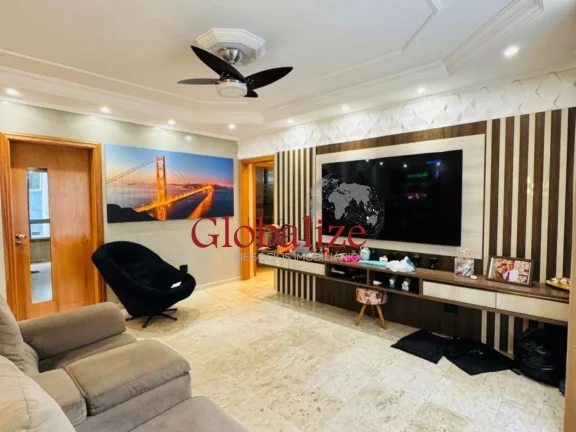 Imagem Apartamento à venda com 123m², 3 quartos, 1 suíte, 2 vagas, elevador por R$1.230.000,00 no Gonzaga em Santos