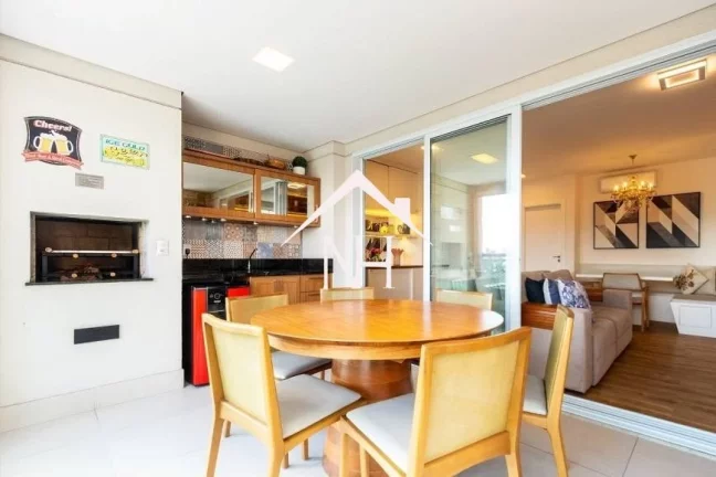 Imagem Apartamento de 109m c/ 3 dormitórios (1 suíte),terraço gourmet,piscinas,quadra poliesportiva, playground,academia,sauna,salão de festas e jogos,jardim