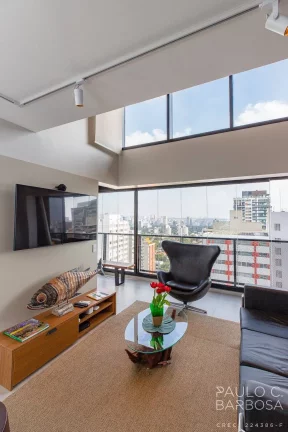 Imagem Pinheiros Novo - MOBILIADO- 1 St - 1 vg - Duplex - 89m² - Vista Fantástica