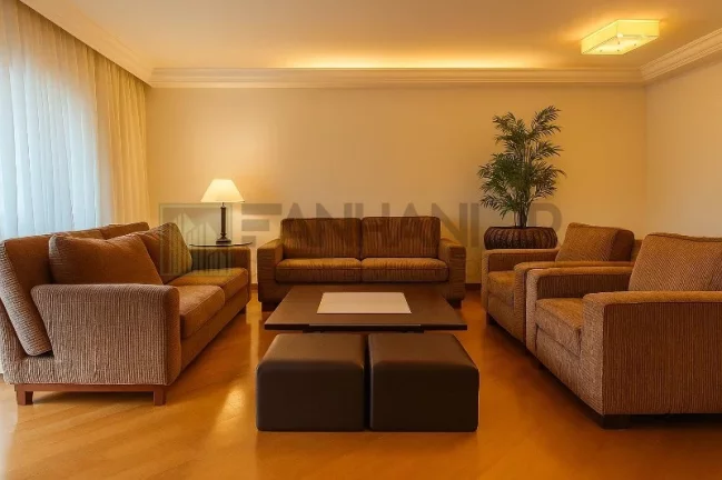 Imagem Aluguel de Apartamento de Luxo em São Paulo-SP, no Planalto Paulista: 4 quartos, 4 suítes, 4 salas, 5 banheiros, 4 vagas, 247m².