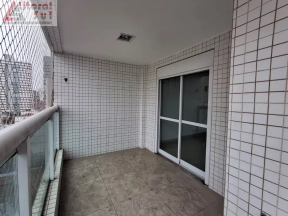Imagem Apartamento de Luxo na Praia Grande-SP, Bairro Tupi 2 Quartos, 2 Suítes, 1 Sala, 3 Banheiros, 1 Vaga de Garagem 95,02m² de Área