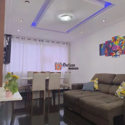 Imagem Apartamento com 2 dormitórios à venda, 63 m² por R$ 361.600 - Centro - São Vicente/SP