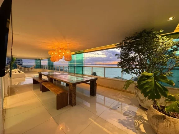 Imagem VILA SANTO ANTÔNIO - LADEIRA DA BARRA: 4 Suites c/ ampla varanda gourmet, vista mar Baía de todos os santos, 278,00m2 privativos, andar alto e 4 vagas
