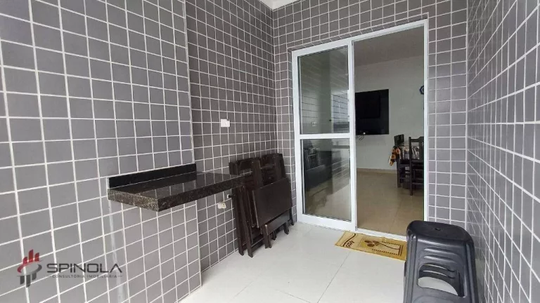 Imagem Apartamento com 2 dormitórios à venda, 63 m² por R$ 620.000,00 - Vila Caiçara - Praia Grande/SP