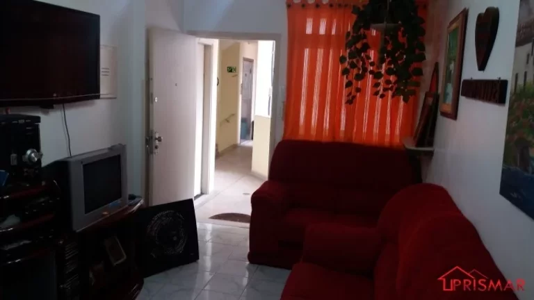 Imagem Vende-se apartamento Frente 2 dormitorios Gonzaga 1 vaga