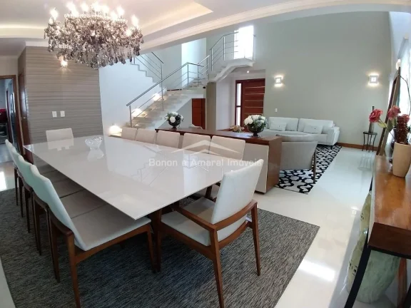 Imagem Casa a venda Condomínio Mont Blanc, Campinas, Área Construída 437 m², Área Terreno 702 m², 4 S...