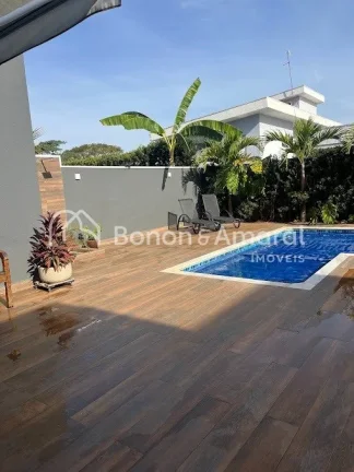Imagem Sobrado alto padrão à venda no Condomínio Figueira Branca, em Paulínia/SP. 

 O imóvel possui t...