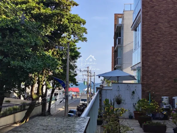 Imagem Imperdível apartamento garden frente mar no Tombo com lazer, 2 quartos, 2 suítes, 2 salas, 3 banheiros, 2 vagas, 150m²!