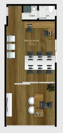 Imagem Galli Center Tower - Sala à venda no bairro Pioneiros - Balneário Camboriú/SC