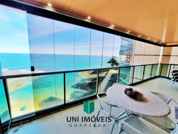 Imagem Cobertura duplex alto padrão com 5 suítes a venda, 400M² com vista para o mar em Guarapari-ES.