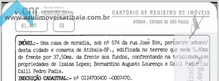 Imagem Casa para Venda em Atibaia, Centro