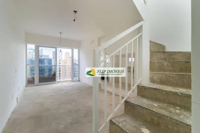 Imagem Cobertura duplex para venda com 108 metros quadrados com 1 quarto em Cambuí - Campinas - SP